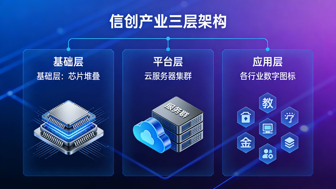 信创产业三层架构