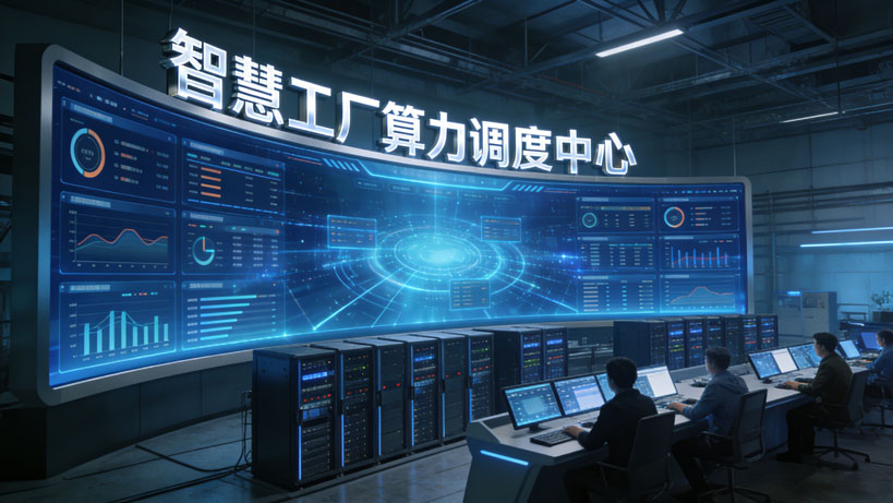 工业一体机,工业平板电脑,国产工控机,的智慧工厂算力调度中心