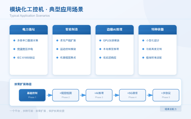 模块化工控机典型应用场景