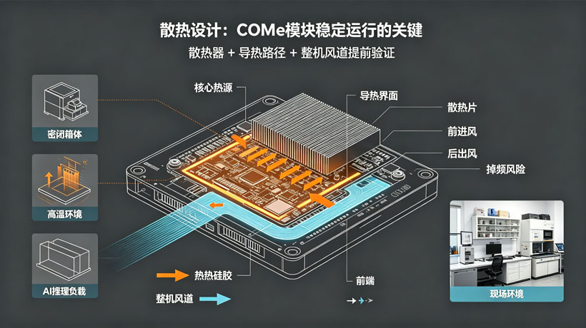 工控机的COMe模块散热设计