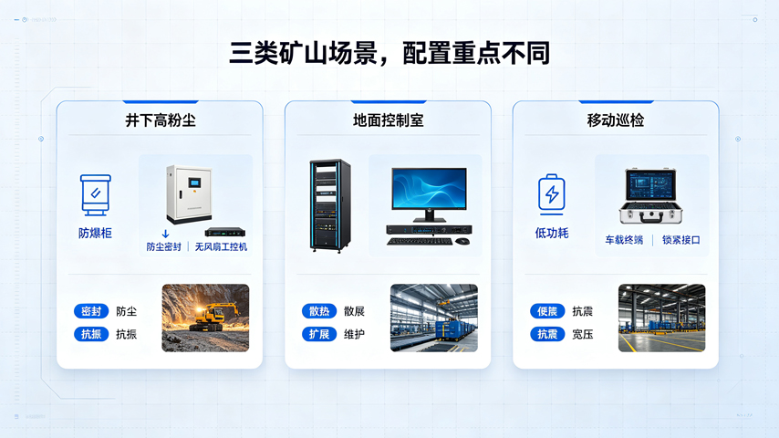 三类矿山场景配置重点