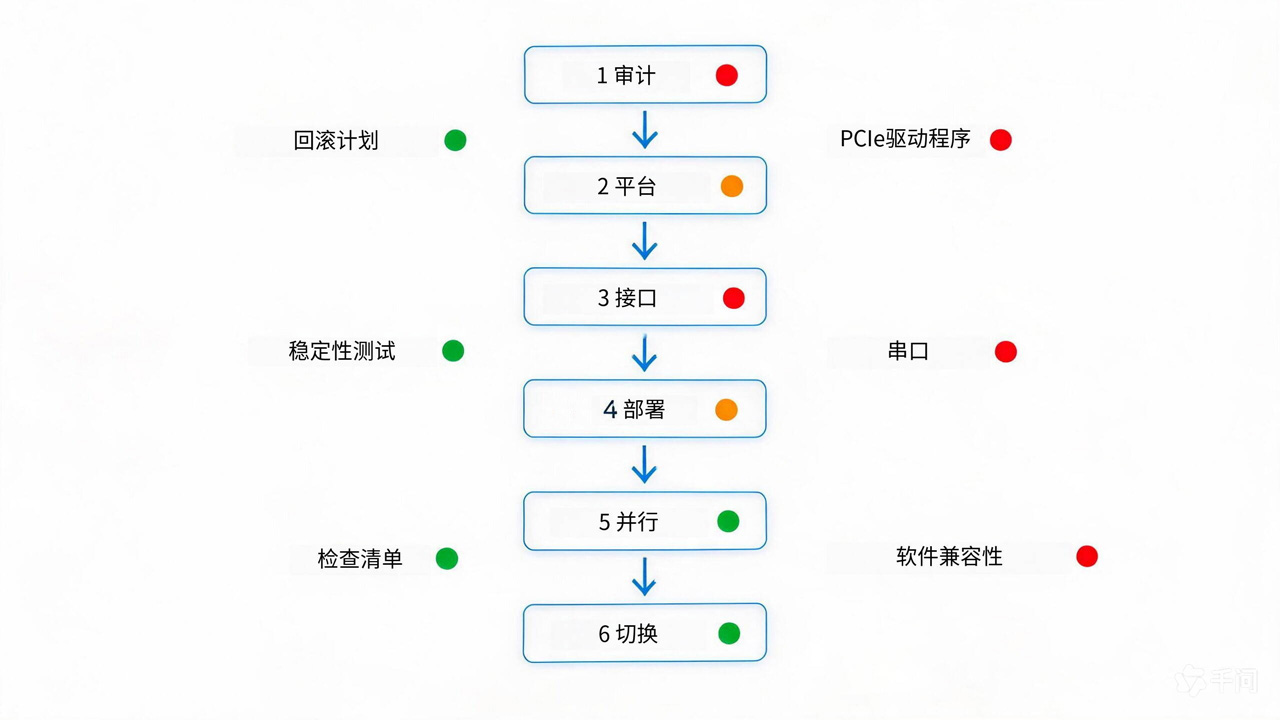 迁移风险评估与6步路径决策流程